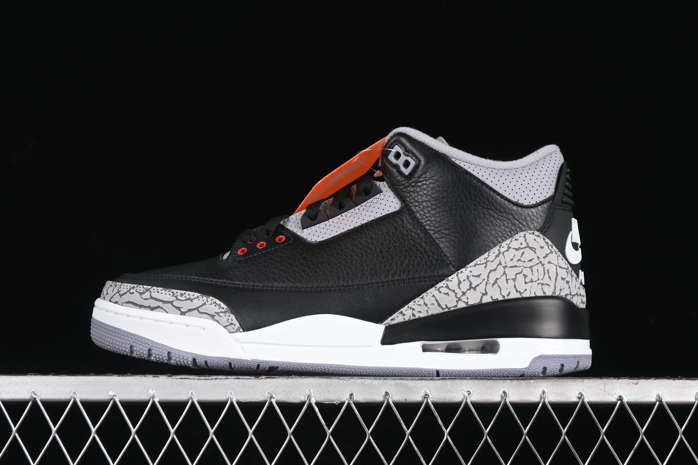 All categories Air Jordan Jordan series basketball shoes Air Jordan 3 GX foreign trade version Air Jordan 3 "Black Cement" AJ3 Jordan 3 first year black cement DN3707-010